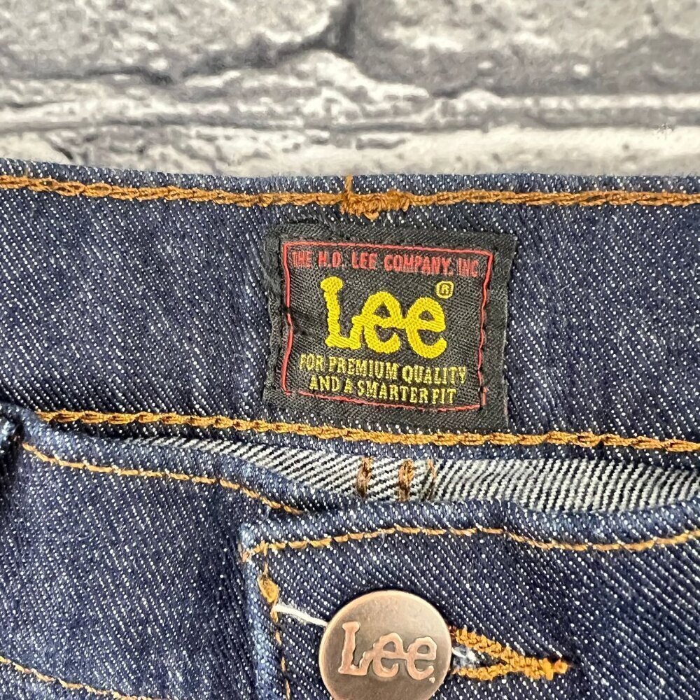 Lee LEGENDARY High Rise  MOM Jeans Size 12 Dark Denim Stretch - Picture 9 of 9